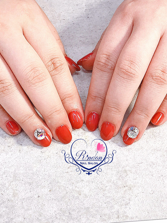 ワンカラーネイル Nail Salon Rindon Flower Salon Rinflower