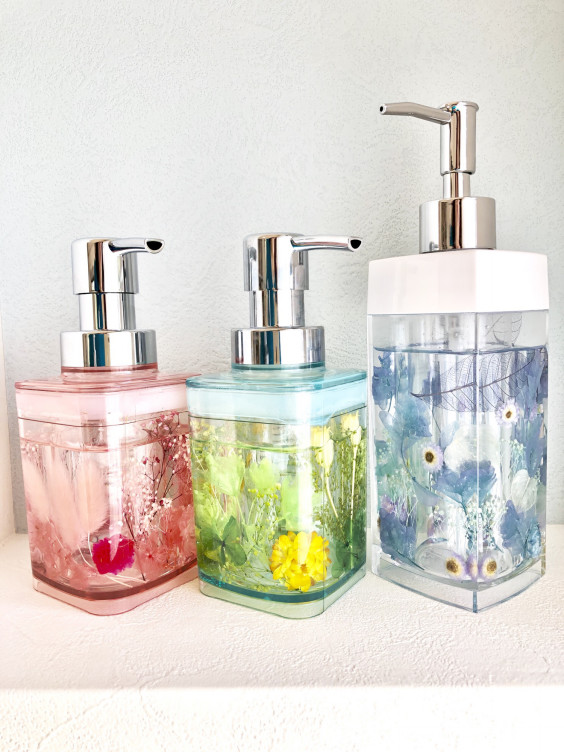 ハーバリウムディスペンサー レッスン Rose Garden