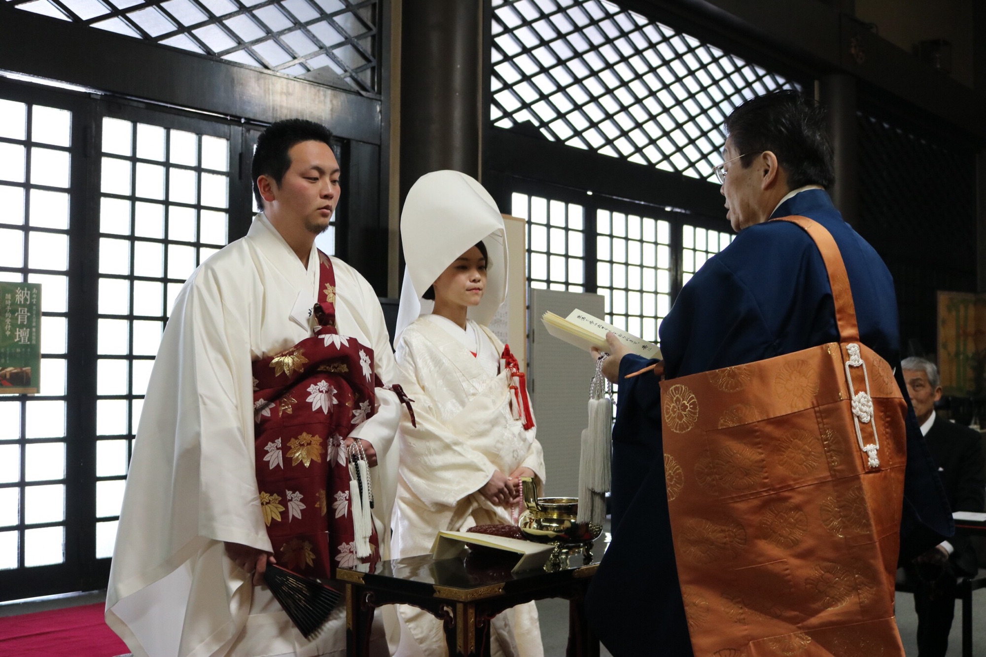 南御堂(難波別院)で結婚式を挙げました 至徳山 聞通寺