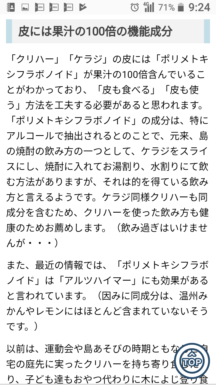 花良治みかん けらじ 江上木楽園