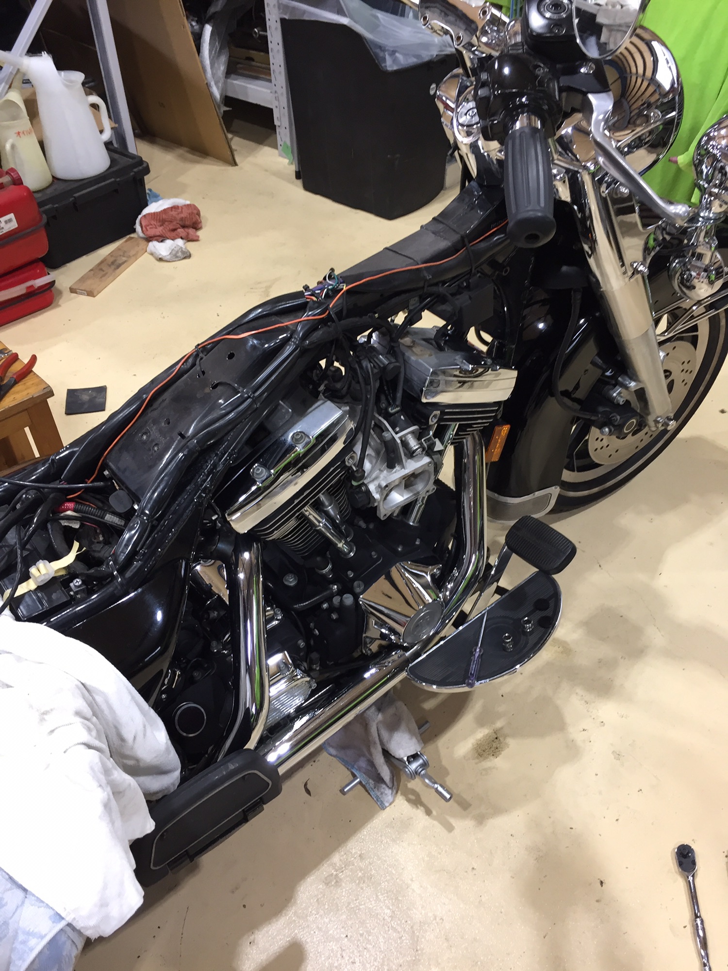 95'FLHR キャブコンバート① | MAHALO‼︎ motorcycle.