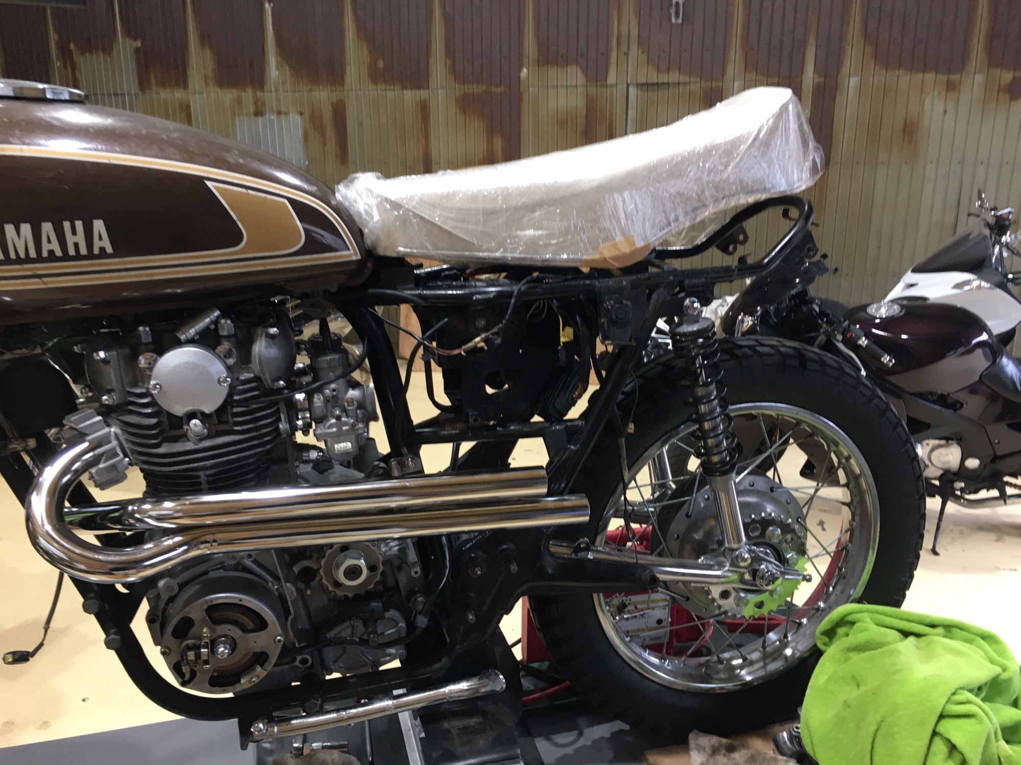 パーツxs650sp シート