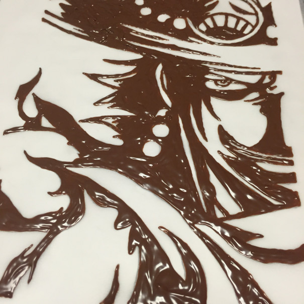 ボールペン画 チョコレート絵他 いろはさん 歌ってました