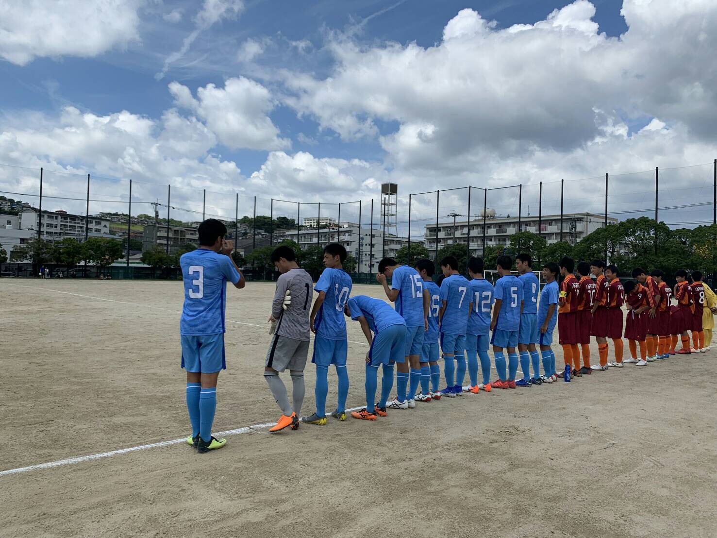 1年生大会 Vs中間 育徳館中学校 高校サッカー部