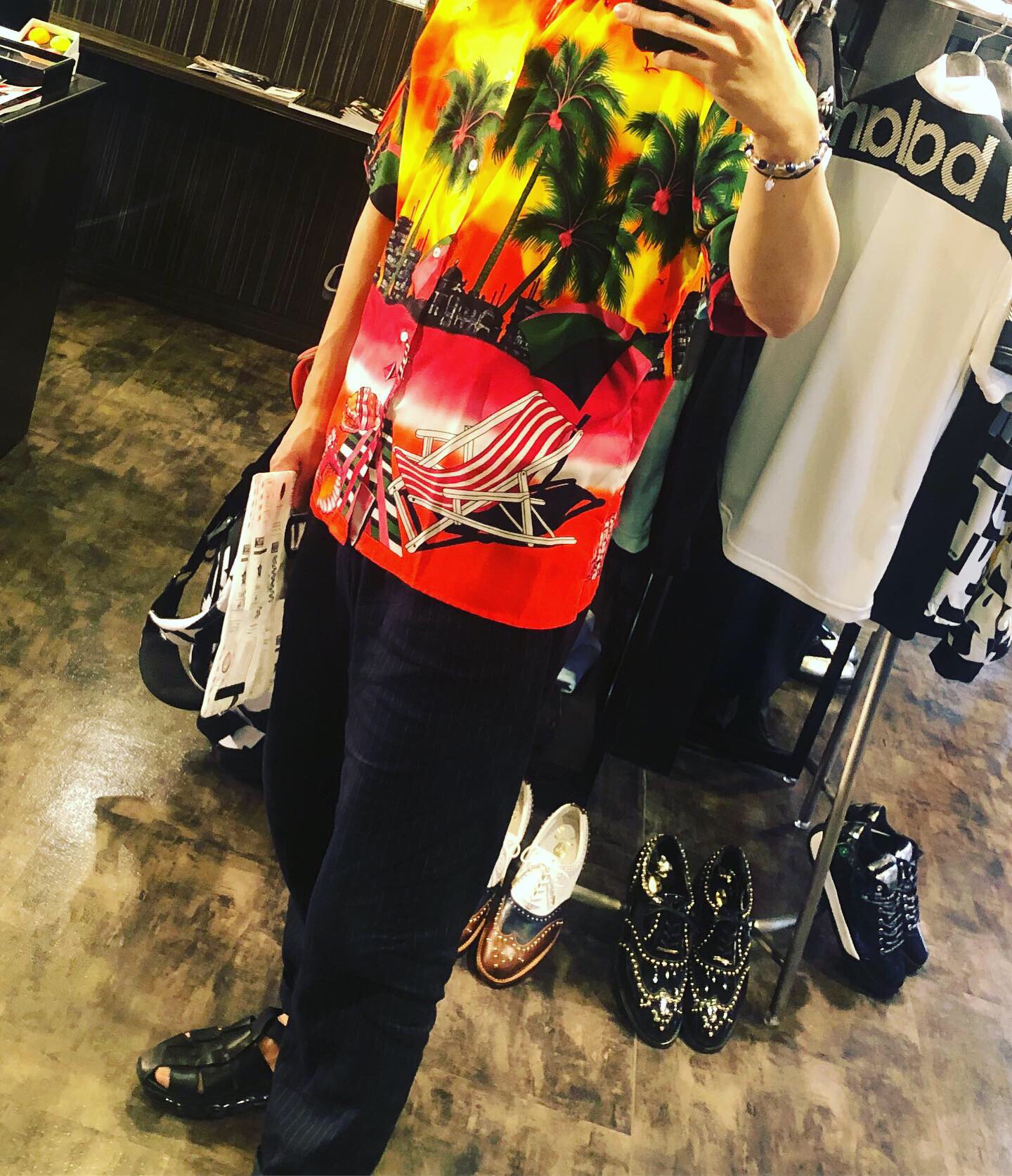 山下智久 さん着用 MSGM CALIFORNIA PRINT SHIRT | Bloon&magic
