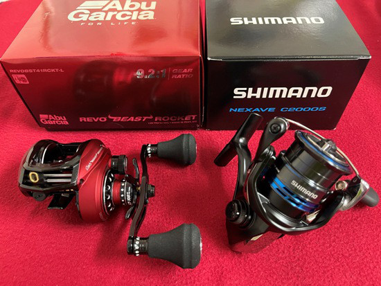 美品レボビーストロケット左巻き・シマノネクサーブC2000S入荷しました 