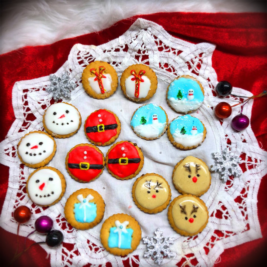 クリスマス アイシングクッキー B10fleurs フラワーデザイナー