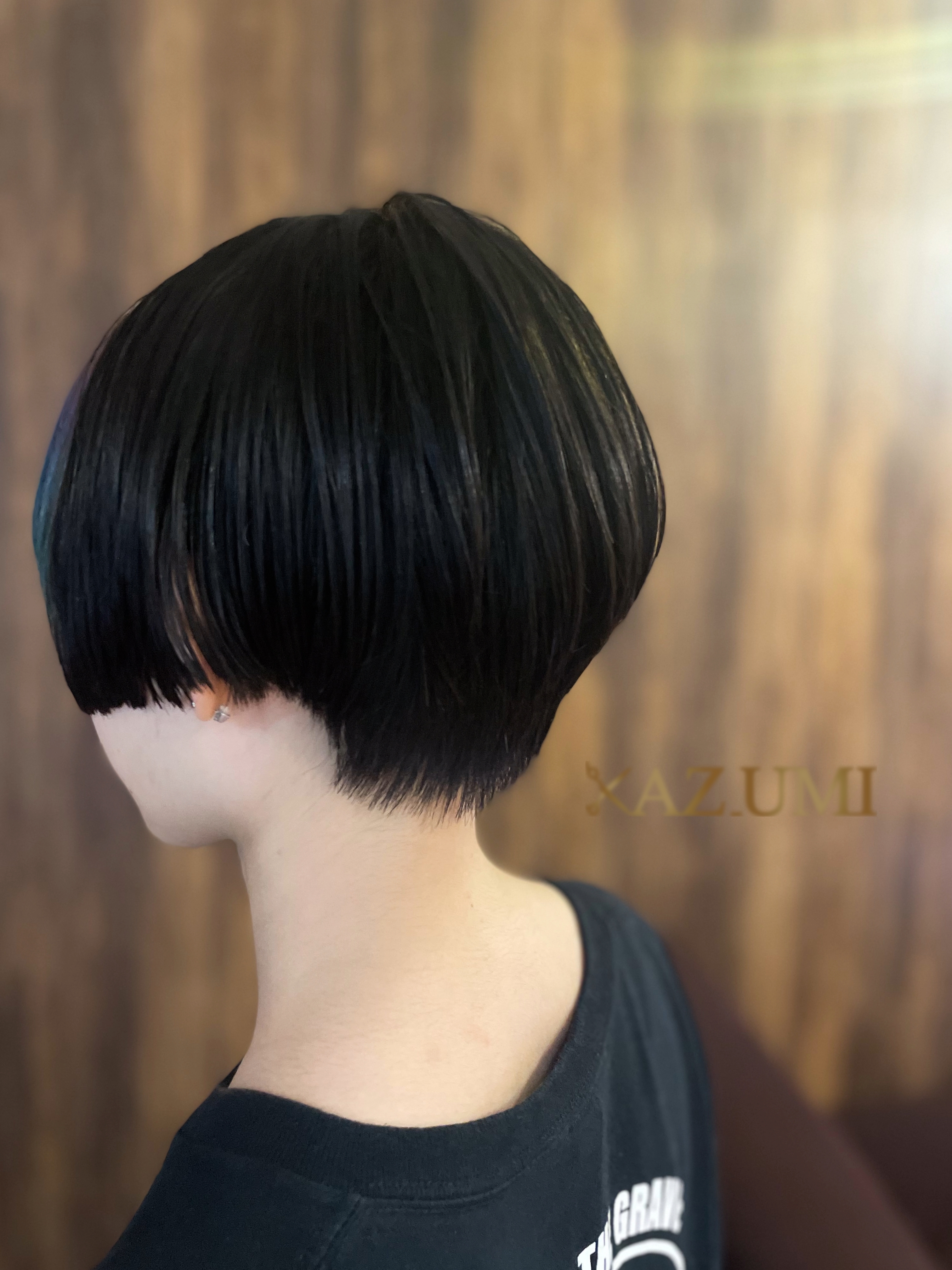 ニュアンスショートボブ(SE4) ダークブラウン ニュアンスショートボブ | KAZ_UMI hair