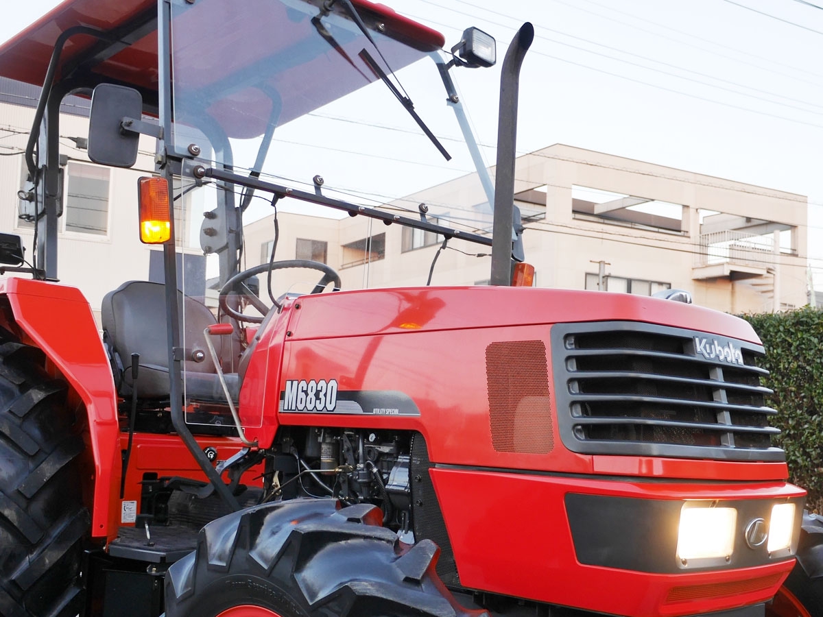 中古販売】希少車 クボタ トラクター M6830 68馬力 良コンディション