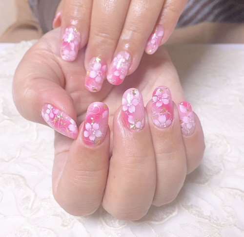 香港からのお客様ネイル Dolce Agio