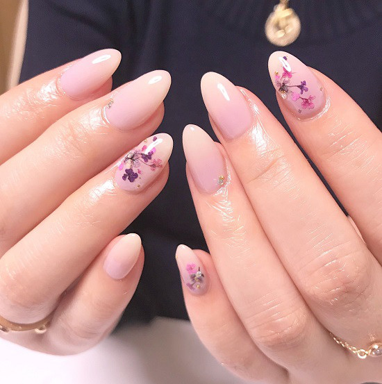 押し花 根本からグラデ Dolce Agio