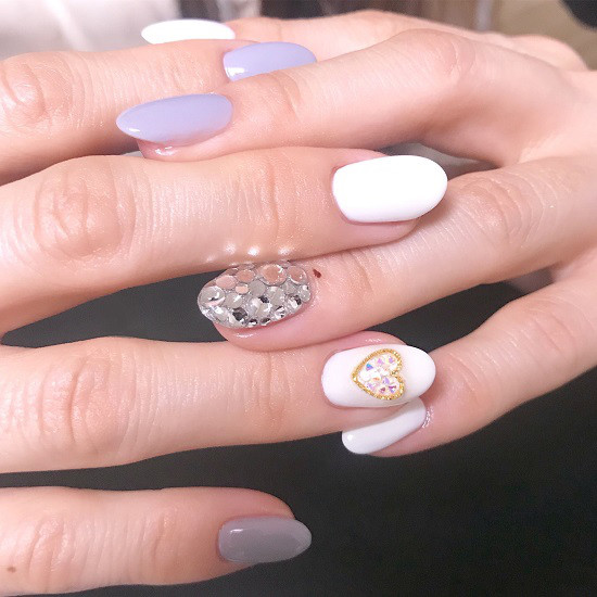 キラッキラ冬ネイル Dolce Agio