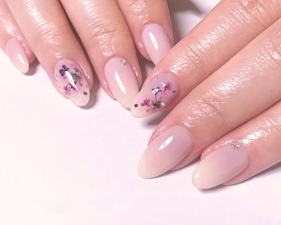 押し花 根本からグラデ Dolce Agio