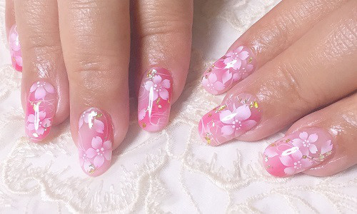 香港からのお客様ネイル Dolce Agio