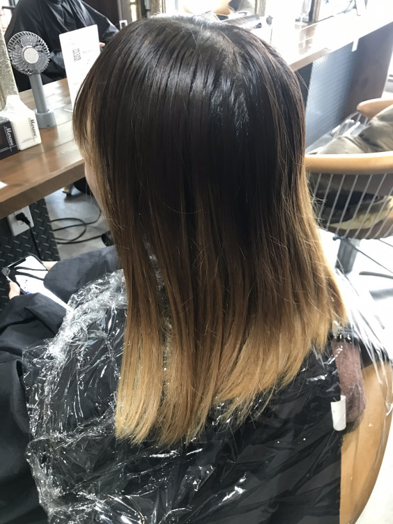 バレイヤージュの履歴からオンカラー Yusuke Diary