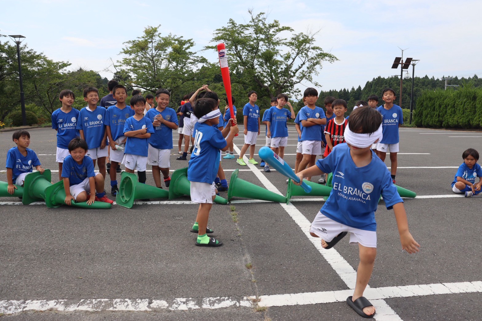 2025スクール合宿photo albumチャンバラ＆スイカ割り＆プール