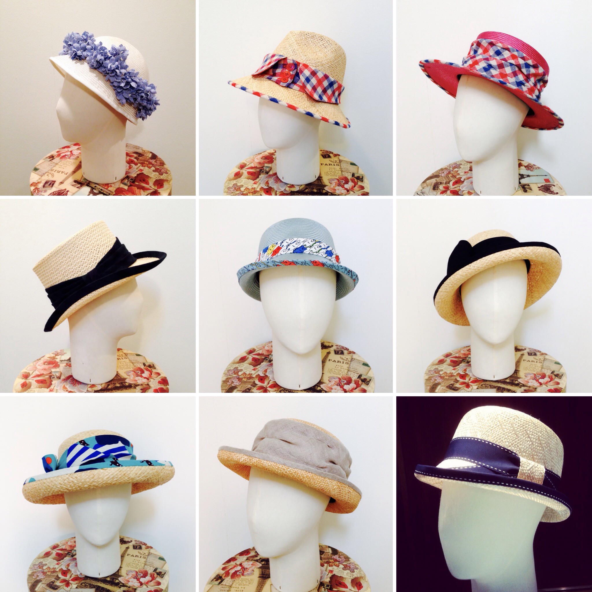 ベル型帽体 どんなデザインの帽子が被りたいですか？ 夏物帽体・冬物帽体編