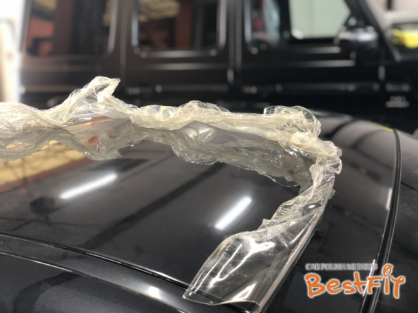 マセラティ様 プロテクションフィルム剥離 Garabe Blog ガラボの磨法ブログ