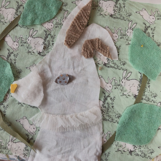 うさぎ On うさぎ 布あそび 布あわせ Kiibow