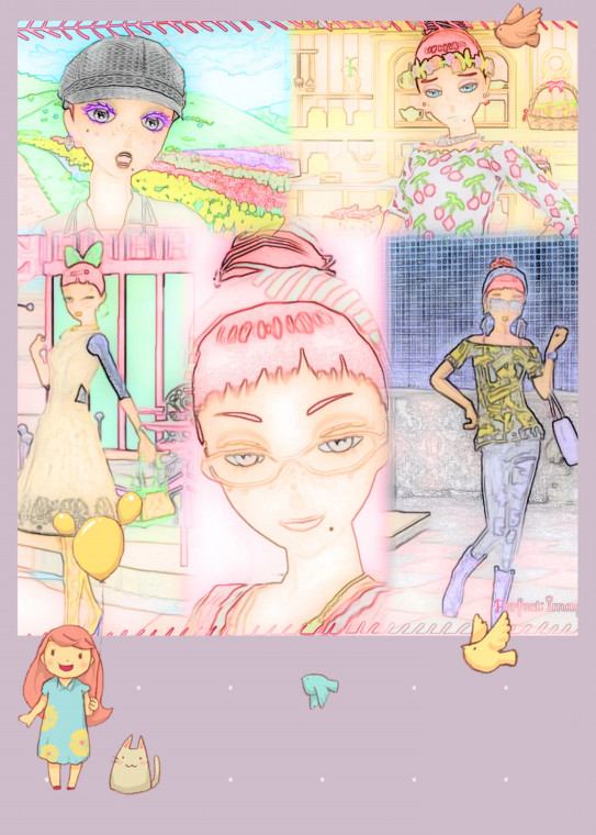 ガールズモード4 5月のあん店長コーデ 月見の歩み