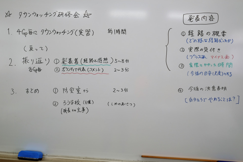 三重県聾学校 避難経路 タウンウォッチ 防災 減災 三重県人