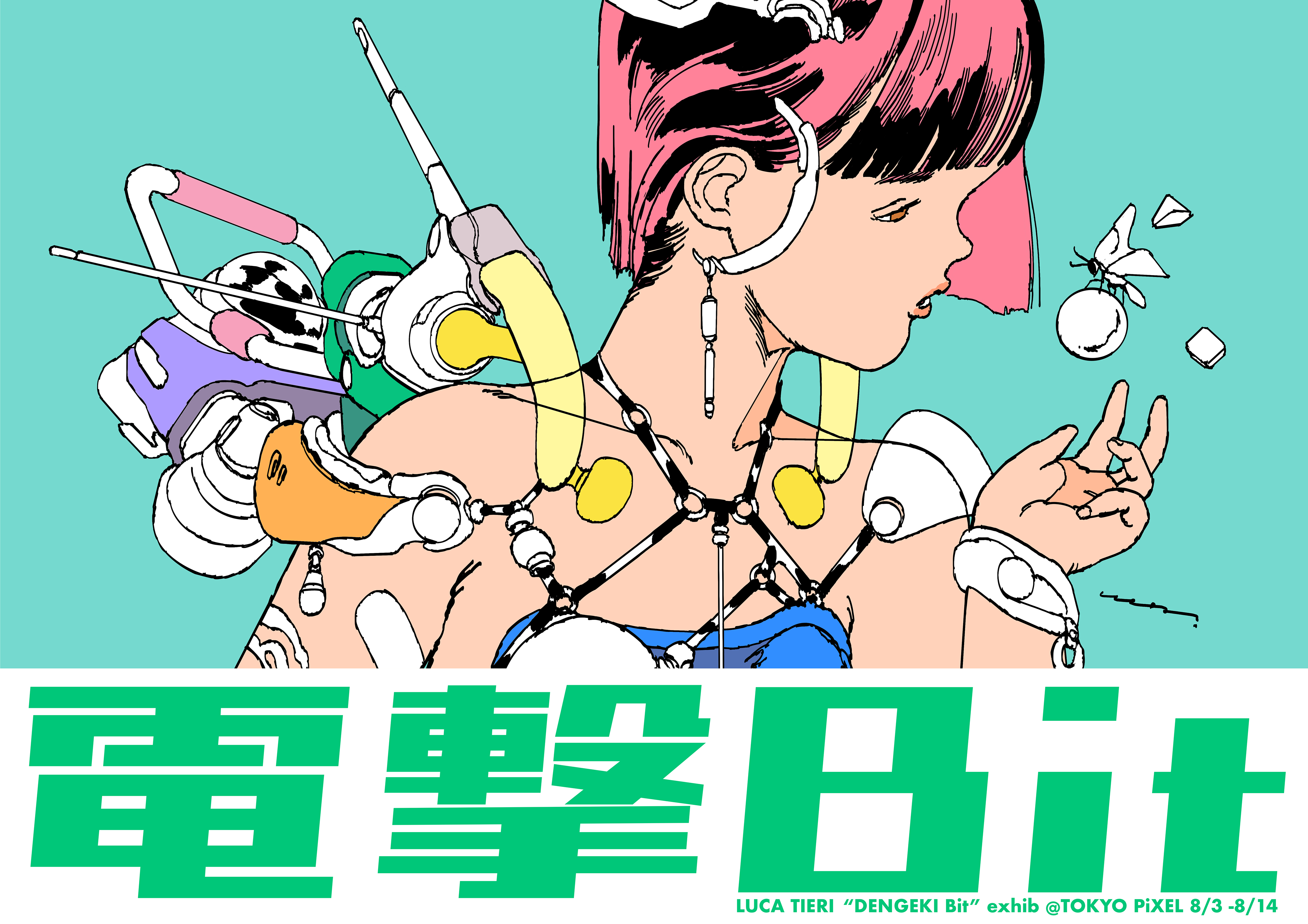 2022.8.3(水)-14(日) LUCA TIERI個展「電撃Bit」 | TOKYO PiXEL. shop
