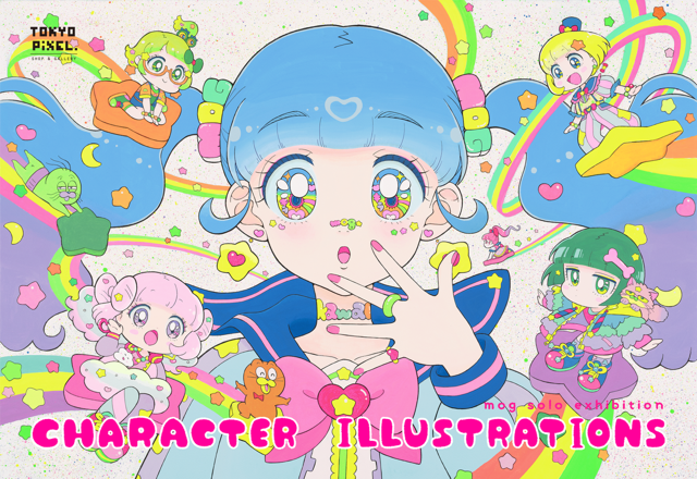 mog イラストレーター 原画 mog 原画 25 「ダンシング」 | TOKYO PiXEL. shop & gallery