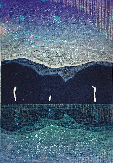 モールブティック割引 木版画 近藤 幸 『reflected』 | erational.com