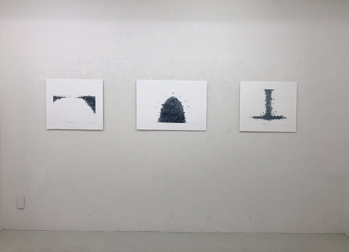 日動画廊　銅版画　リトグラフ　山本正文　額装　現代アート　気球　禅画　版画　瞑想 No.464 山本近子 銅版画展 '23 10.14 ~ 10.28 | Gallery A・C・S