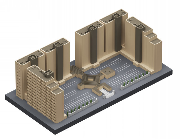開発日誌 ベーシックユニット 中層ビルセット Geocraper