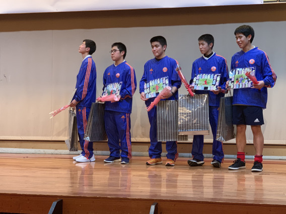 第1期生 U 15卒団式 一般社団法人 Rondo Soccer Club