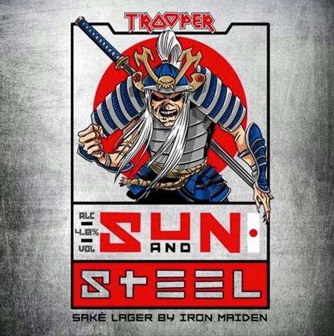 NEWS】3.11にIRON MAIDEN新ビール「TROOPER SUN AND STEEL」発表