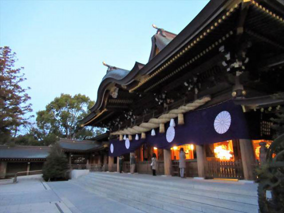 寒川神社 早朝参拝 温泉部 寒川神社 早朝参拝 温泉部