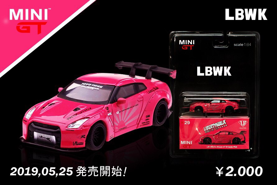 MINI GT LB-WORKS R35 PINK 発売日決定！！ | LIBERTY WALK グッズ代理店 Speciale☆スペチャーレ