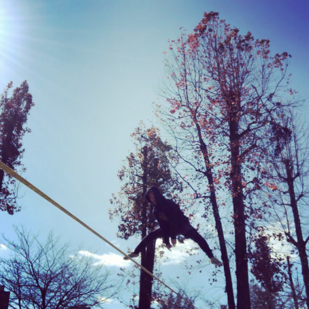 スラックラインやります Slackline Community Seamonkeys スラックラインやります Slackline Community Seamonkeys