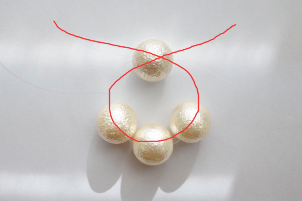 簡単ビーズボールのピアス Handcraft Recipe 簡単ビーズボールのピアス Handcraft Recipe