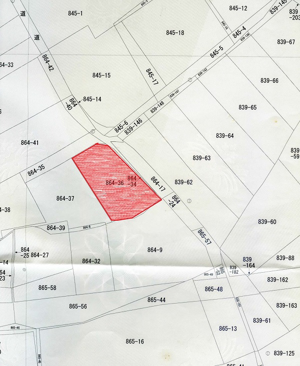 大阪府精密住宅地図 枚方市 北部 - 地図