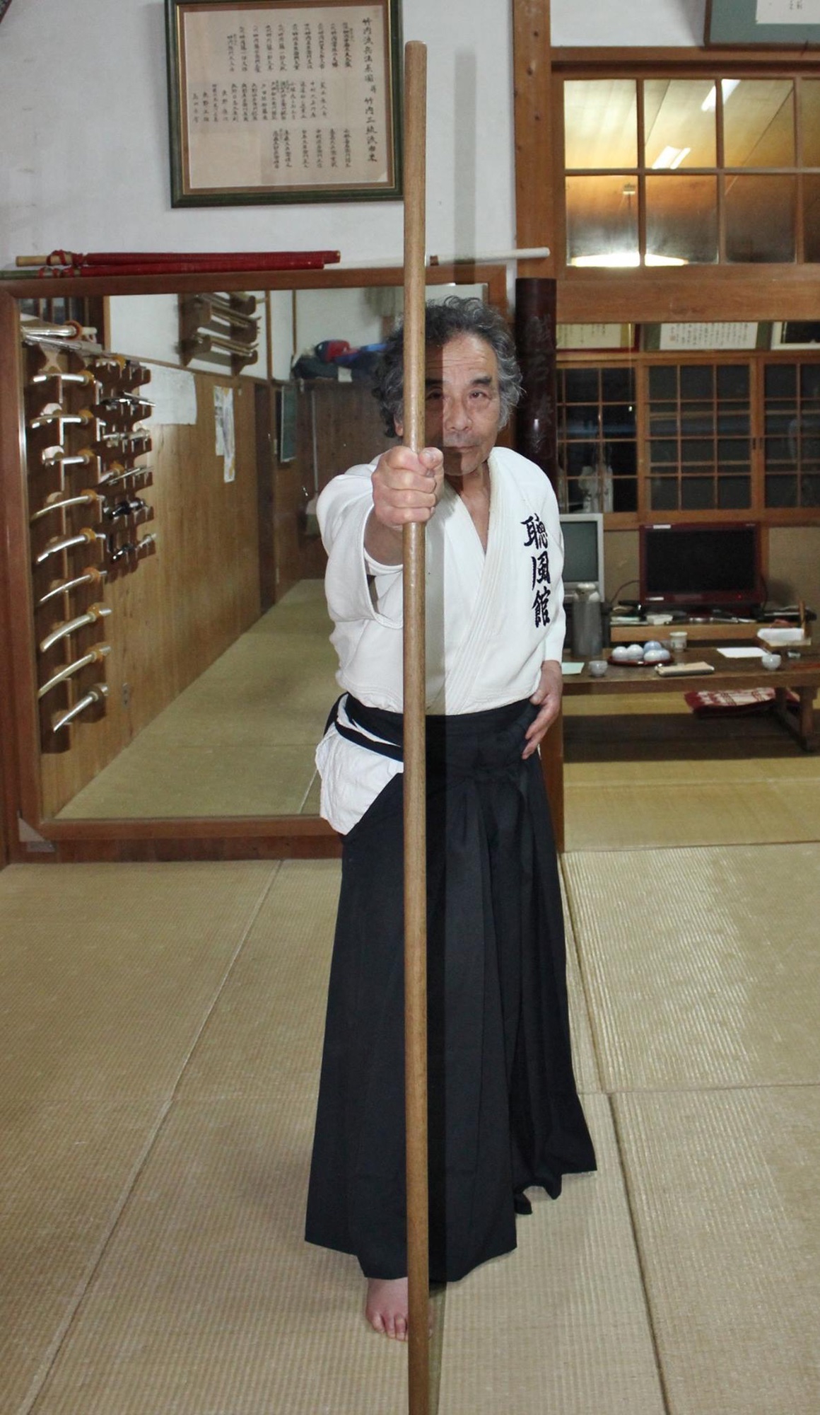 棒術 剣棒 真棒 半棒 四半棒 杖術 鼻捩術 東京 竹内流備中伝 Tokyo Takenouchi Ryu Bitchuden