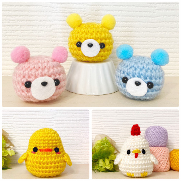 あみぐるみ教室 あみぐるみ イチゴチョコ