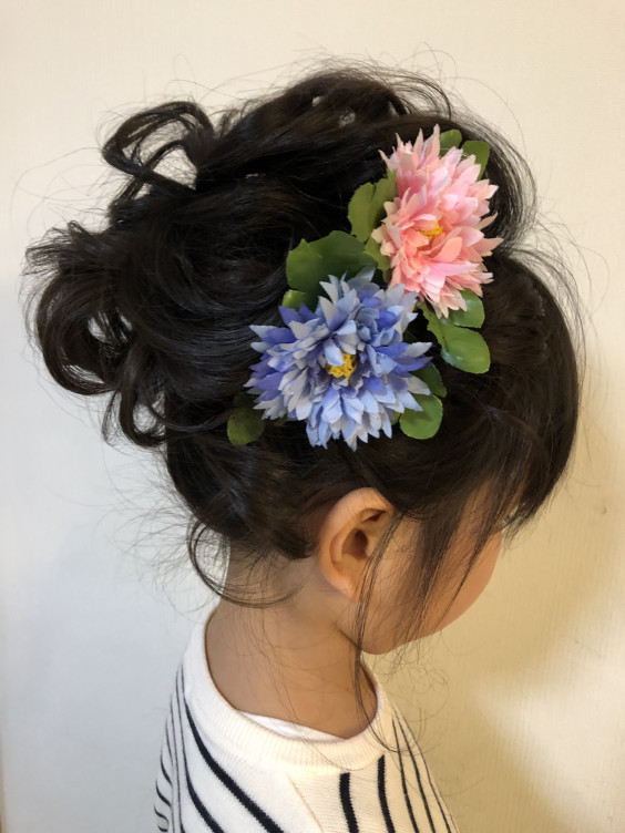 こどもヘアアレンジ 出張ヘアセット メイク ヘアアレンジ教室 大阪 Grace N