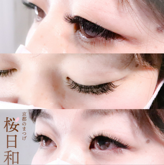 ラッピングラッシュ Lカール Cカール 京都のまつげ 桜日和