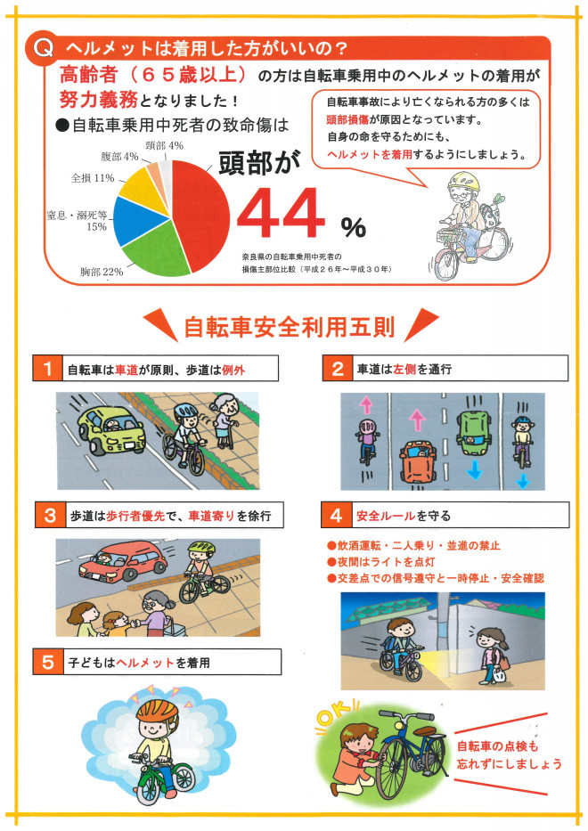 奈良県でも自転車保険への加入が義務となりました 有限会社保険プラン社 保険プラン社 奈良の保険代理店 東京海上日動代理店