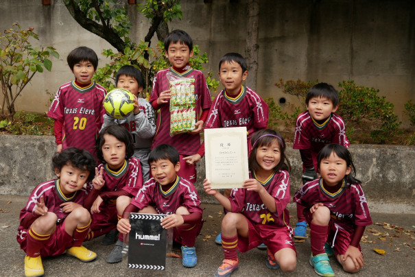 オール世田谷フットサル大会u7の部優勝 Texas Eleven