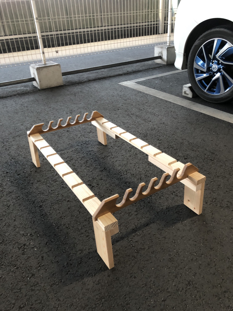 ルーフボックスの中身の竿受け自作diy Tokyo Bay Fishing Club ルーフボックスの中身の竿受け自作diy Tokyo Bay Fishing Club