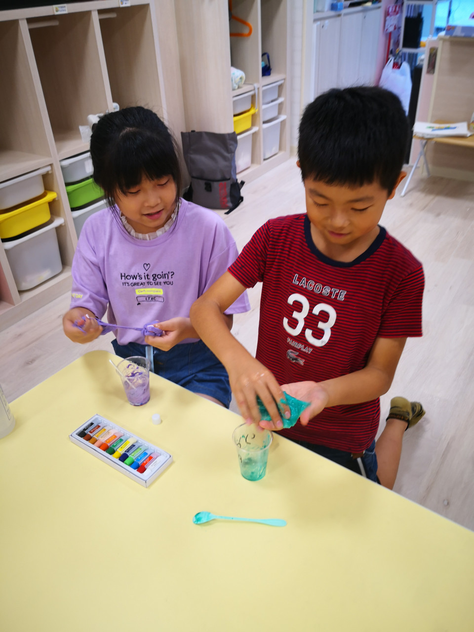 スライム作り さくら保育園