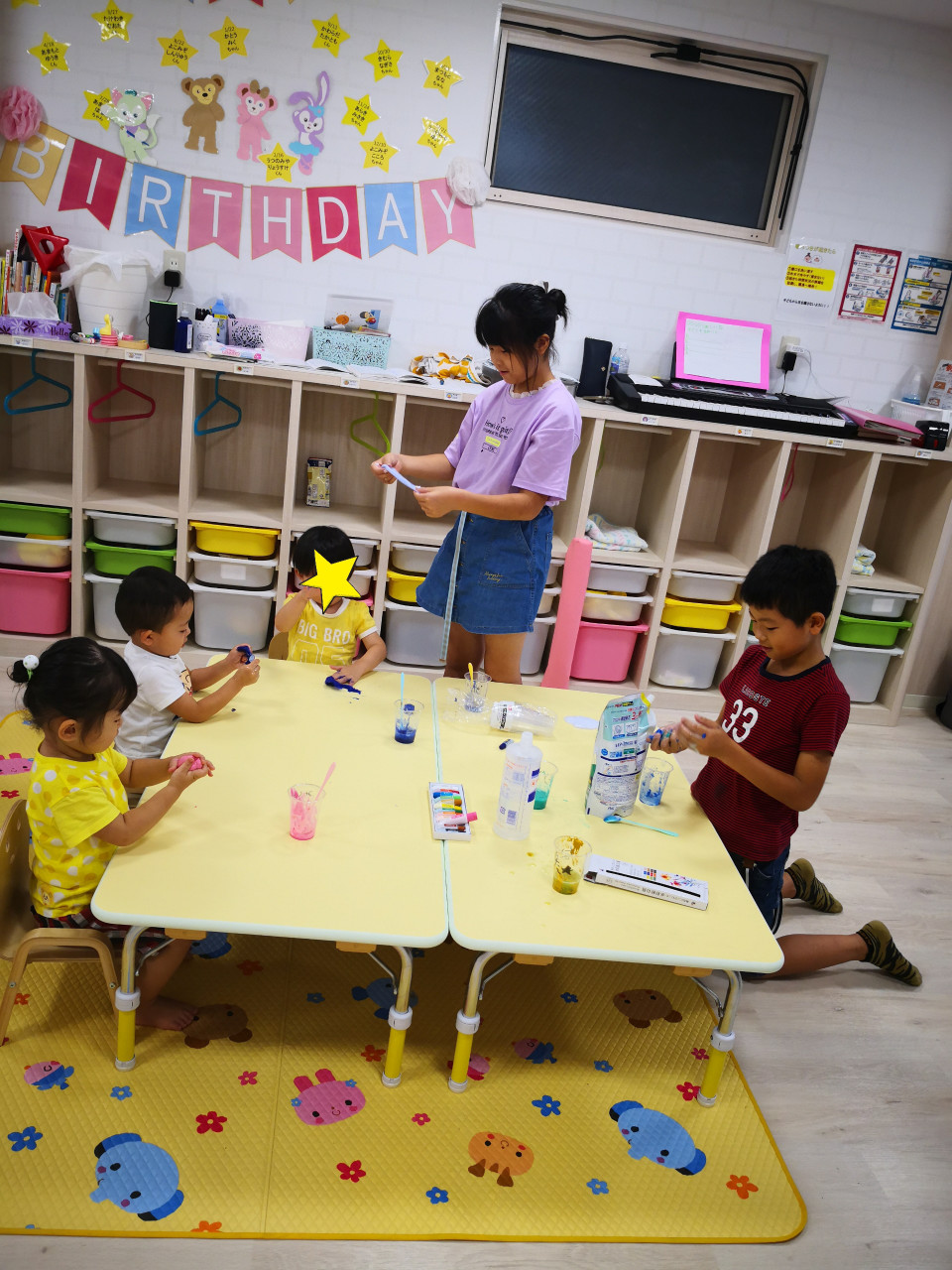 スライム作り さくら保育園