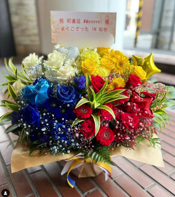mooove! 様 ✨㊗️初遠征inSENDAI ✨ | 国分町 Flower & Cake Megu 