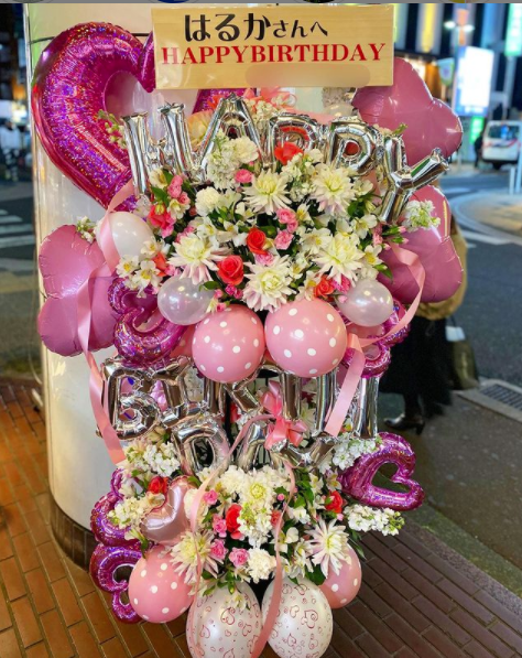 💗バルーンフラワースタンド花💗 | 国分町 Flower & Cake Megu 花屋と