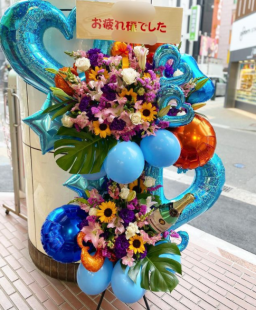 バルーンスタンド花 国分町 Flower Cake Megu 花屋とケーキのお店