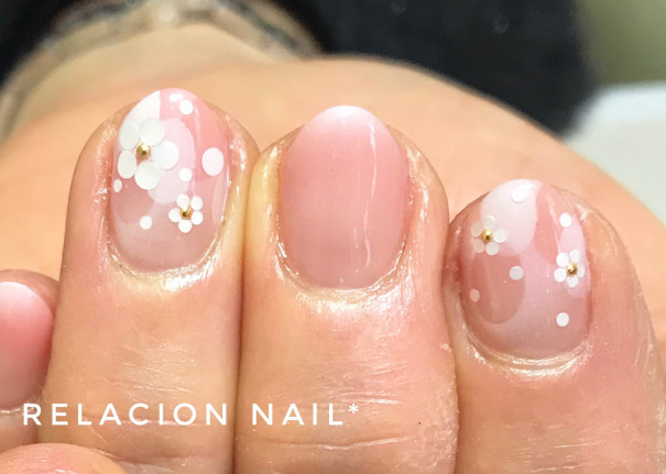 亀有ネイルサロン お客さまネイル Relacion Nail